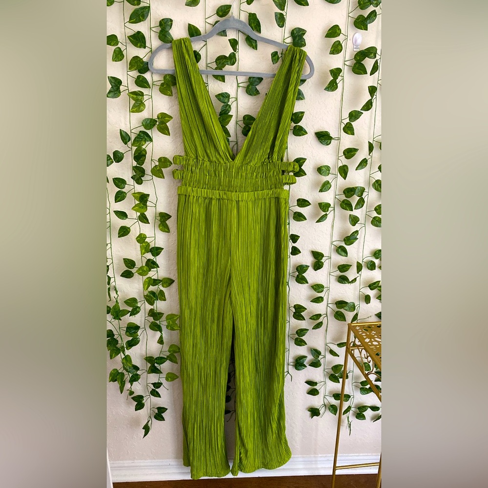 Sexy & Chic Green Sleeveless Jumpsuit